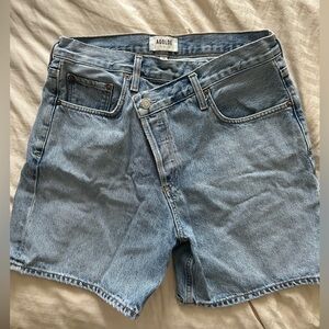 Agolde Criss Cross Shorts